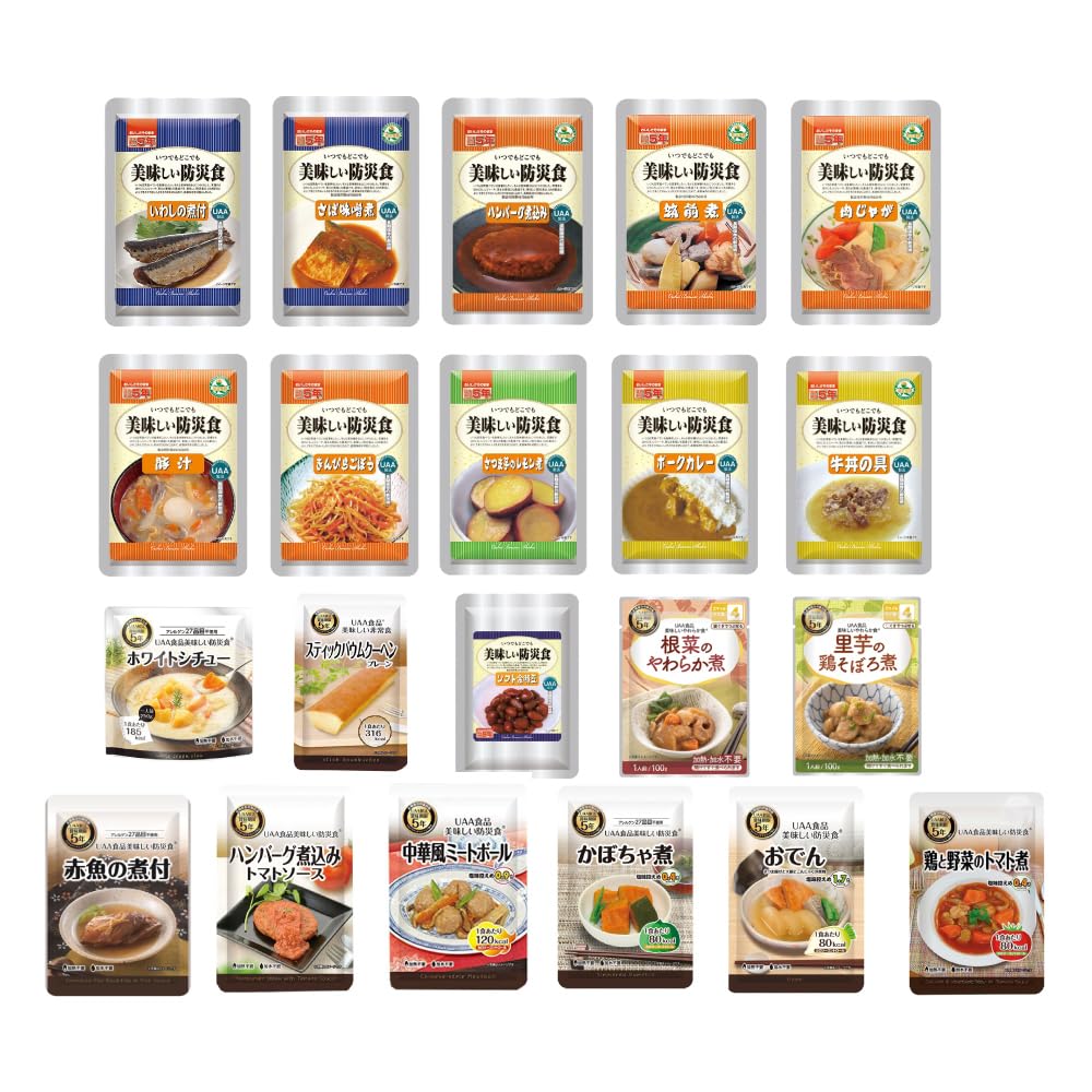 Amazon.co.jp: アルファフーズ 美味しい防災食 おかず お惣菜 21種類